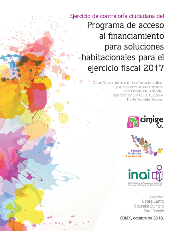 Informe CIMIGE CDMX 2018